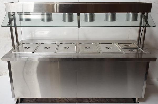 FED BSL6H Self Serve Heated Bain Marie (2)