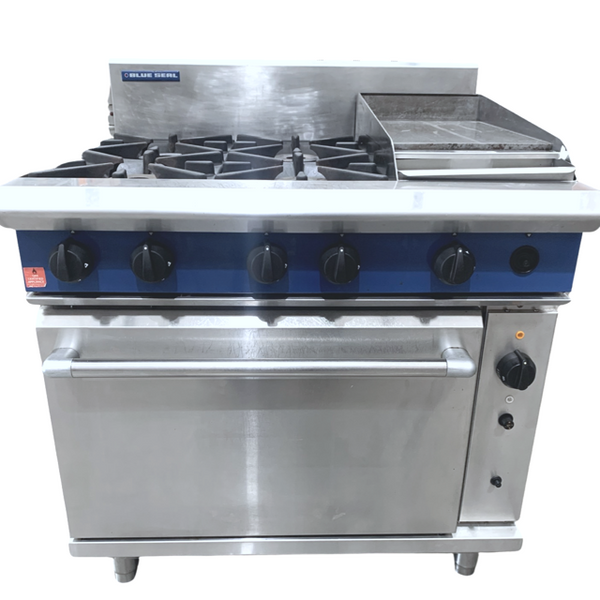 Blue Seal G56C Gas 4 Burner with Griddle (4)