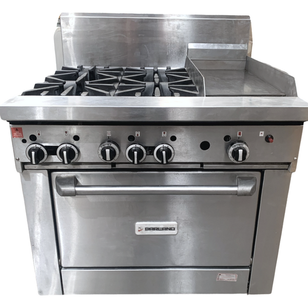 Garland GF36 - 4G12P 4 Burner + Griddle (3)