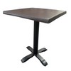 11 x Wooden Tables with Cast Iron Base (3)
