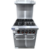 FED 4 Burner Range with Static Oven (2)